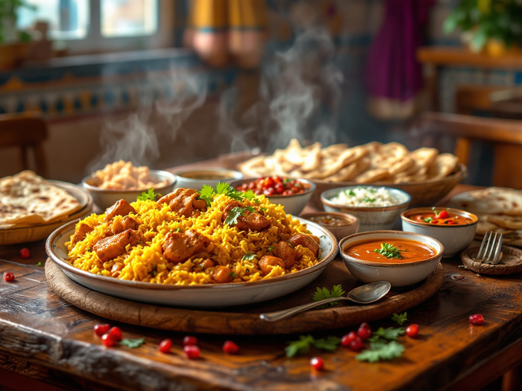 Plate of Chicken Biryani