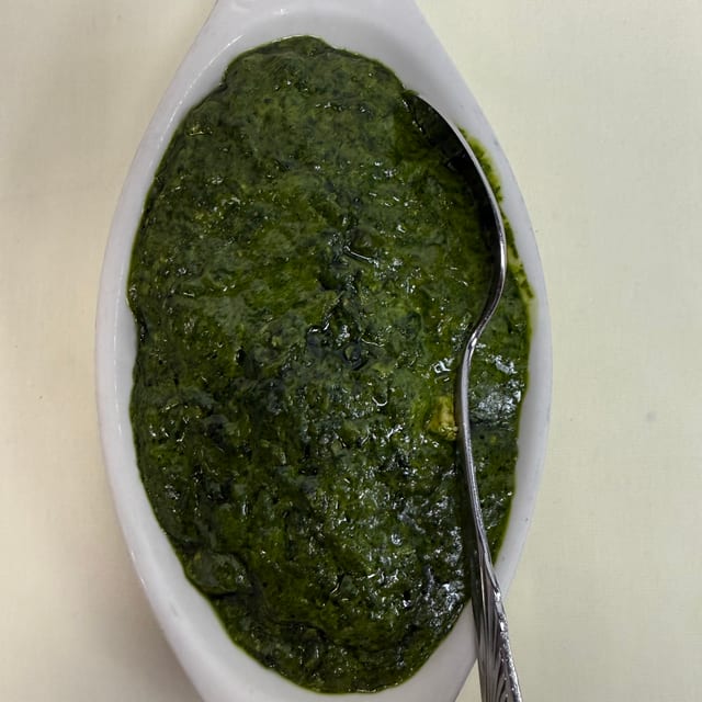Saag Paneer.