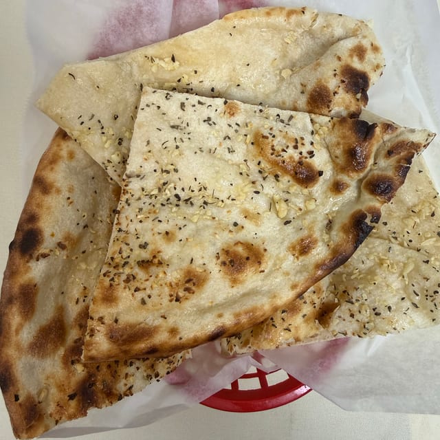 Garlic & Basil Naan.