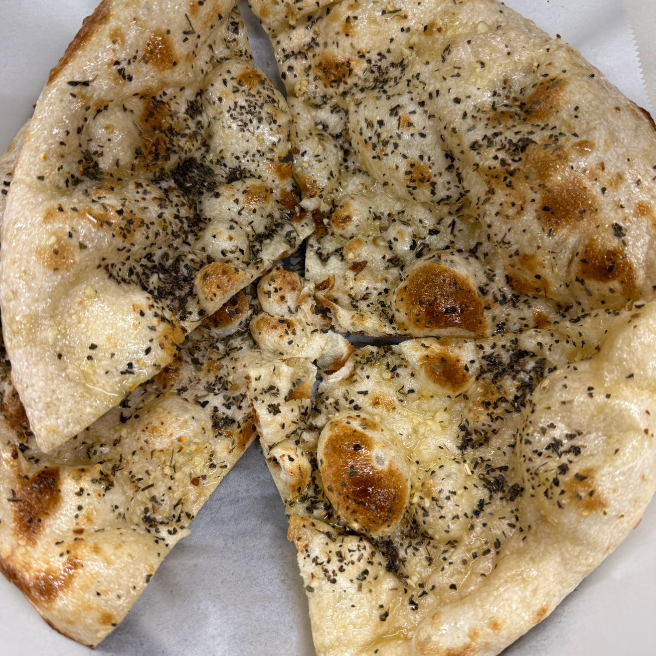 Garlic & Basil Naan.