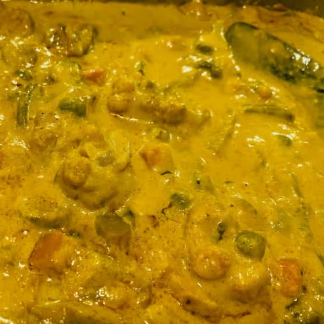 Navratan (Vegetable) Korma.