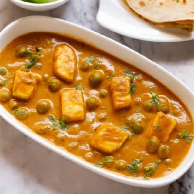 Muttar Paneer.