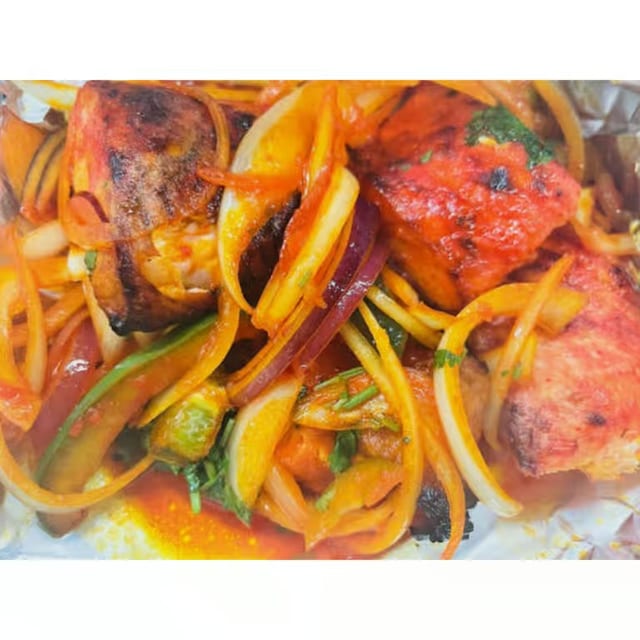 Salmon Tandoori.